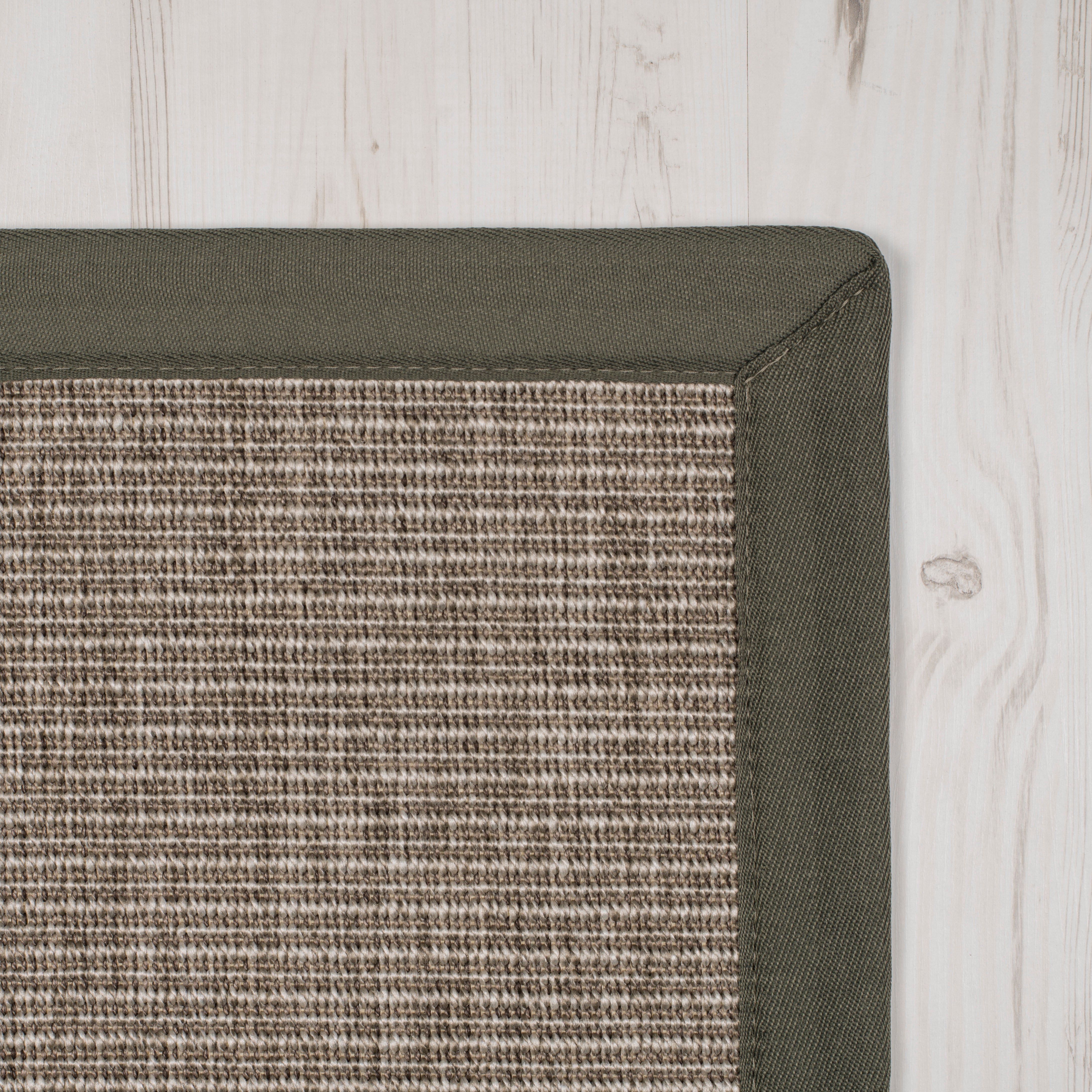 Brunswick Rug with Lichen Binding 110cm x 60cm (RMR)
