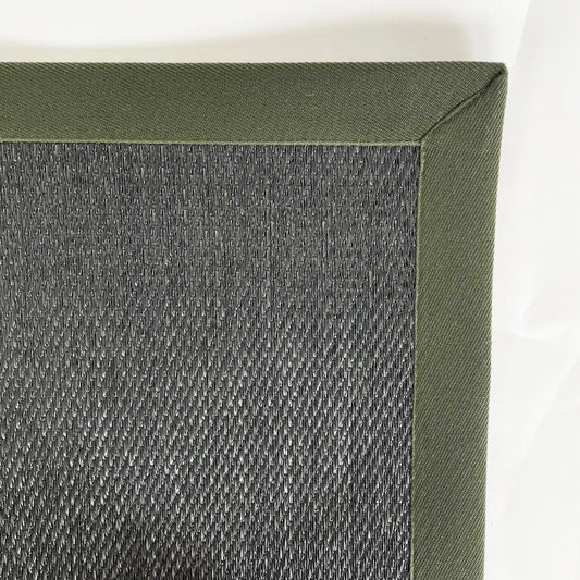 Jet Rug with Lichen Binding 110.5cm x 60.5cm (RMR)
