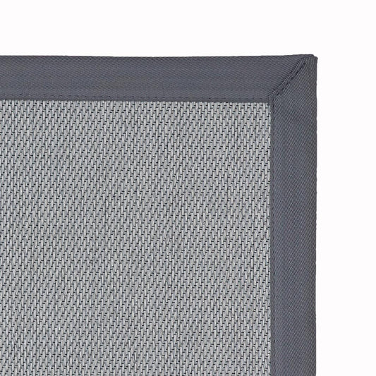 Marble Rug with Grey Binding 128 x 110