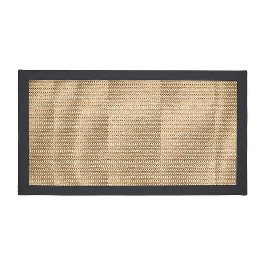 Amarillo Rug with Charcoal Binding 180cm x 120cm (RMR)