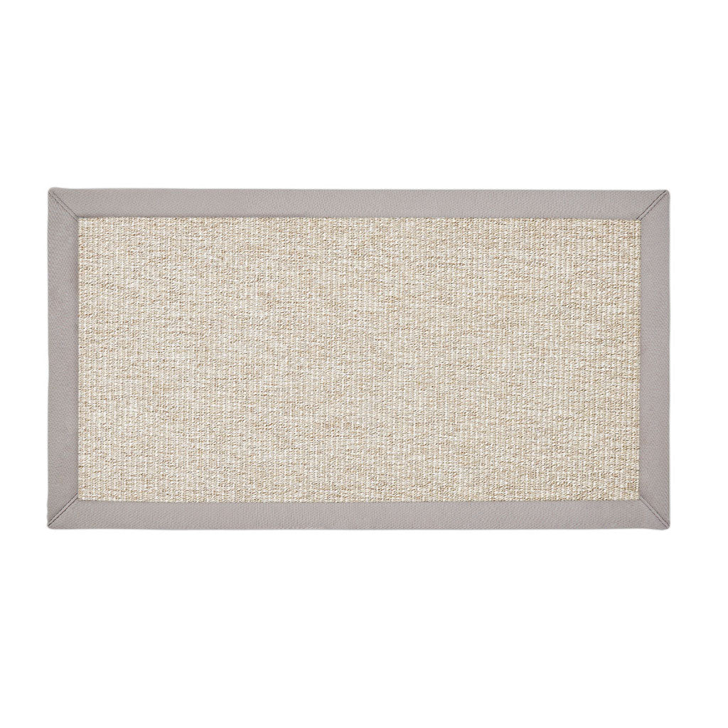 Augusta Rug with Oatmeal Binding 105cm x 55cm (RMR)