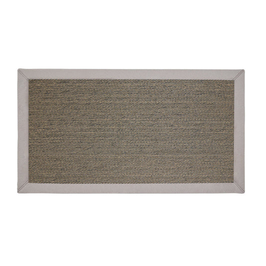 Charcoal with Oatmeal Binding 110cm x 60cm (RMR)