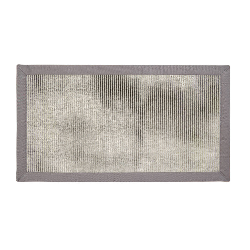 Long Island Hampton Rug with Bark Binding 235cm x 165cm (RMR)
