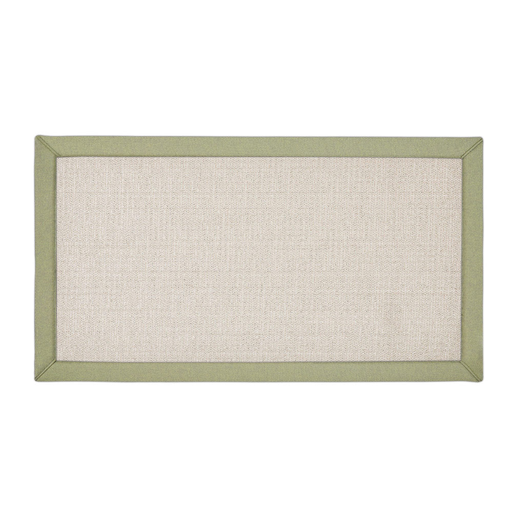 Portobello with Pistachio Binding 235cm x 65cm (RMR)