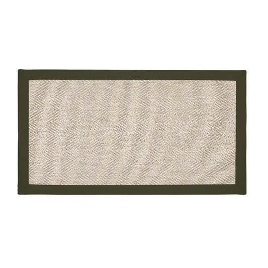 Stockbridge Rug with Lichen Binding 180cm x 120cm (RMR)