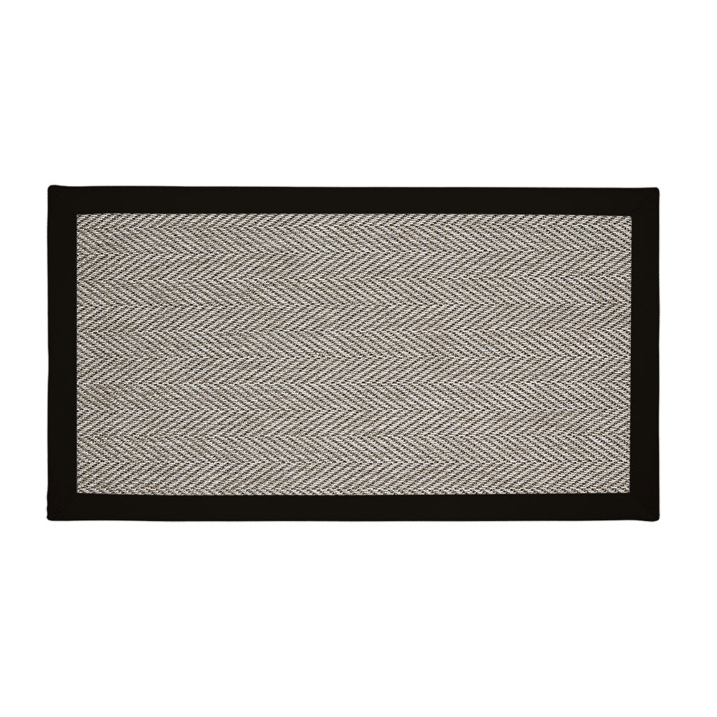 Bar Harbor Rug with Onyx Binding 175cm x 155cm (RMR)