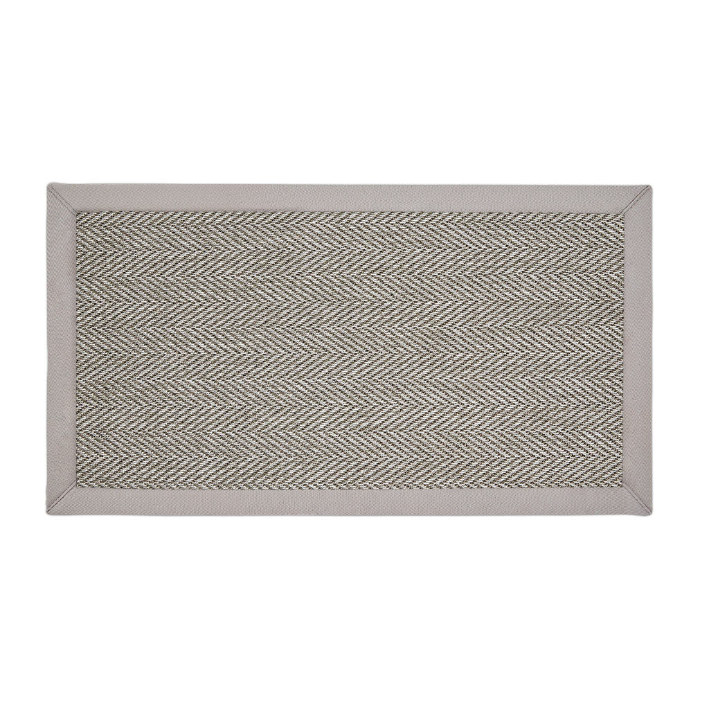 Bar Harbor with Oatmeal Binding 150cm x 90cm (RMR)