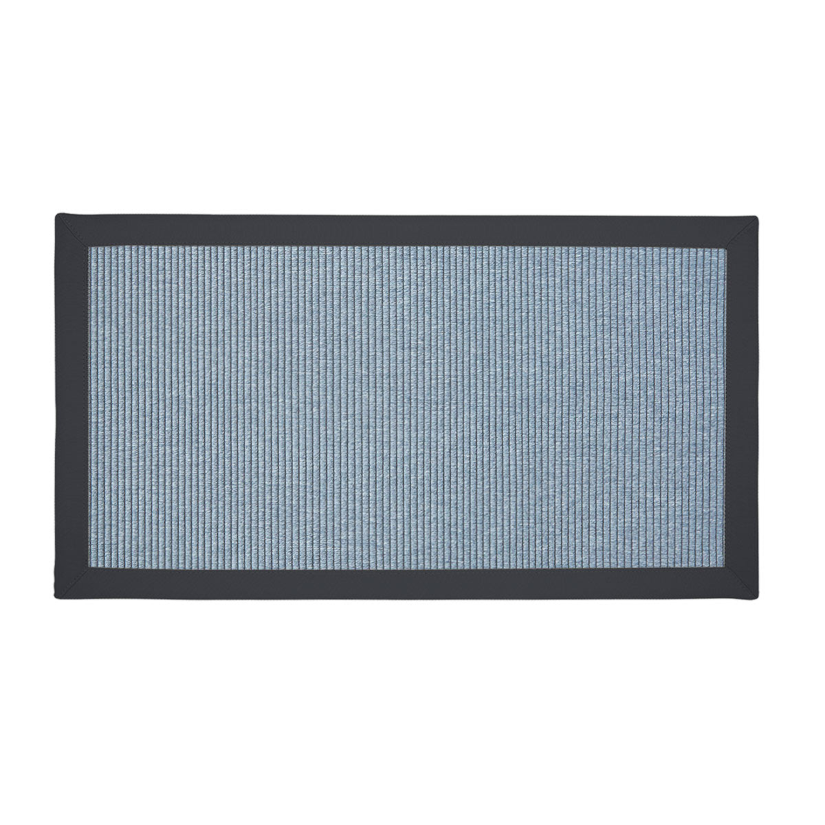 Long Island Bay Rug with Charcoal Binding 235cm x 165cm (RMR)